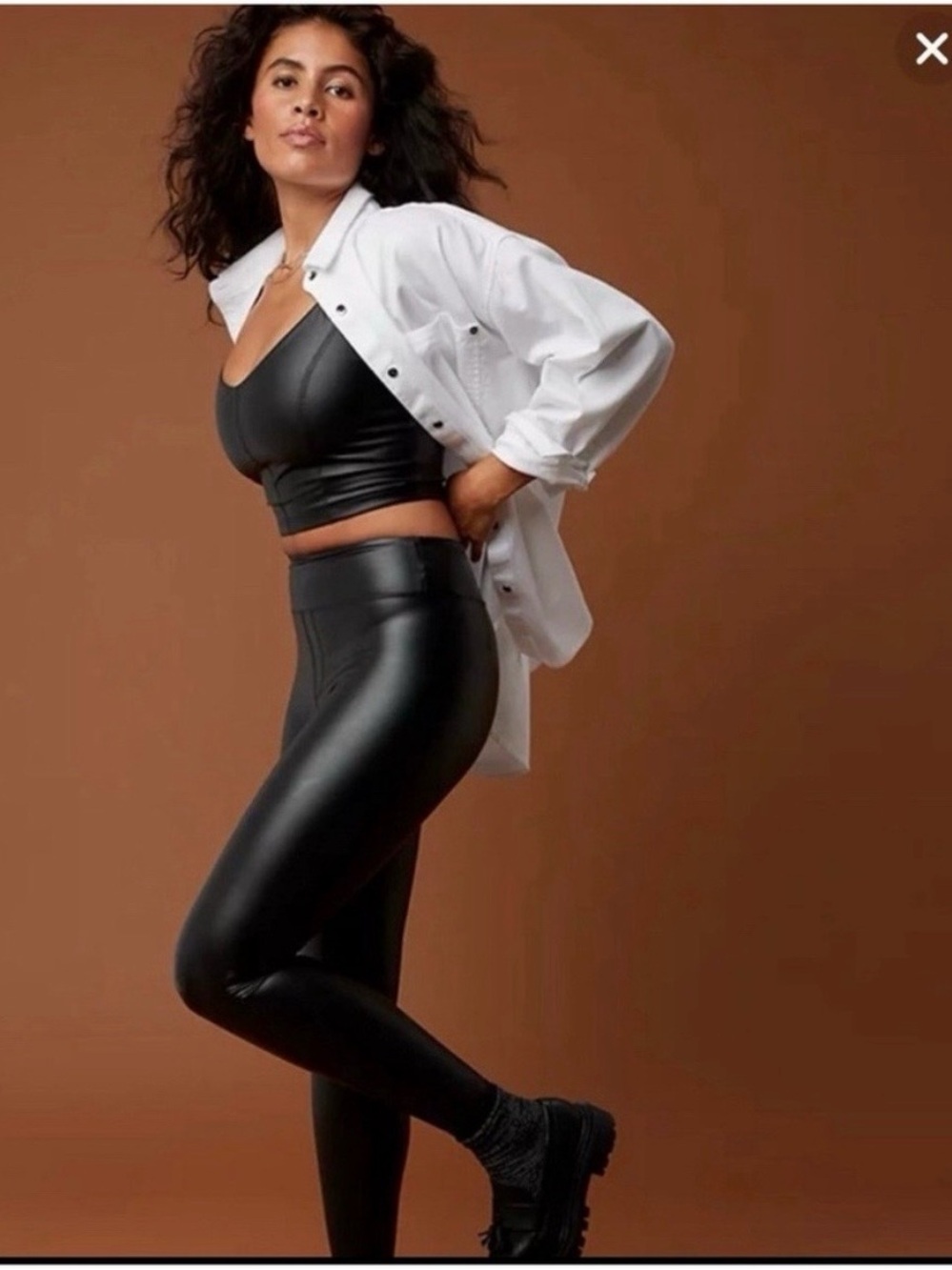NWT Aerie Real Luxe Faux Leather Leggings